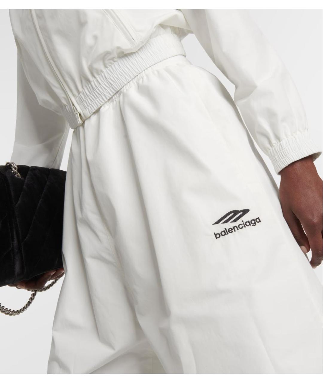 BALENCIAGA Белые брюки широкие, фото 2