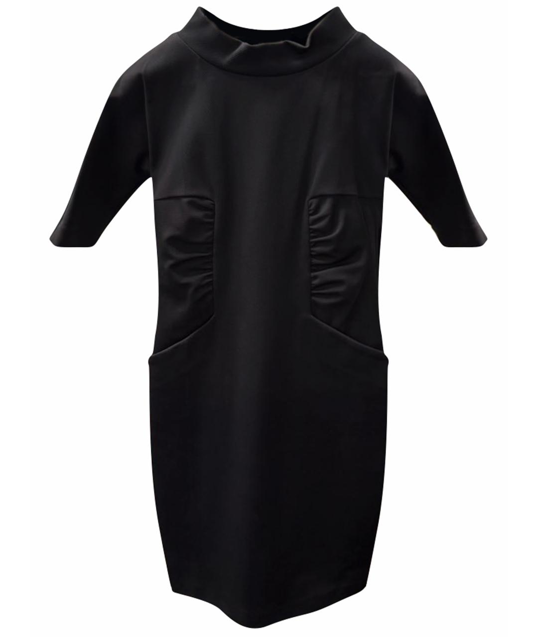 MAX MARA Темно-синее полиэстеровое повседневное платье, фото 1