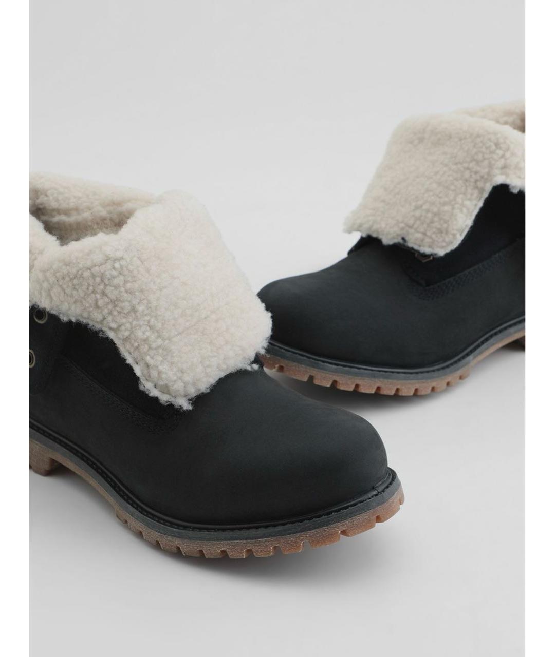 TIMBERLAND Черные кожаные ботинки, фото 4