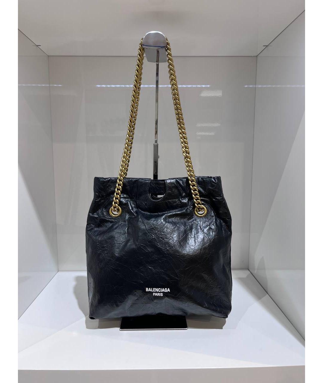 BALENCIAGA Черная сумка с короткими ручками, фото 3