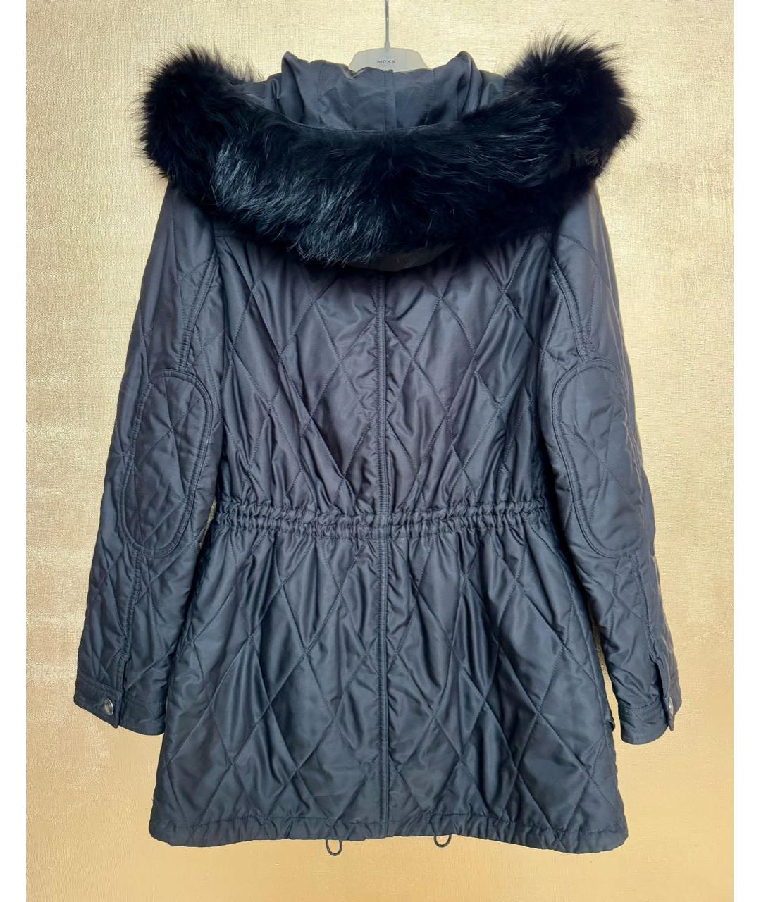 BURBERRY Черная полиэстеровая куртка, фото 2