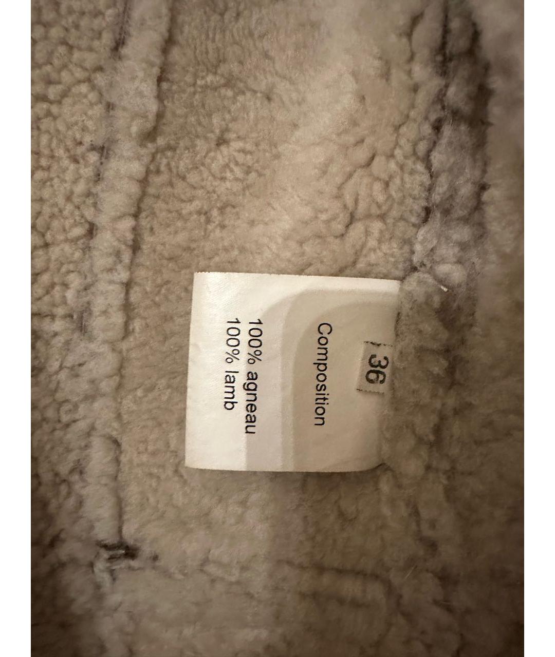 BALMAIN Коричневая замшевая дубленка, фото 4