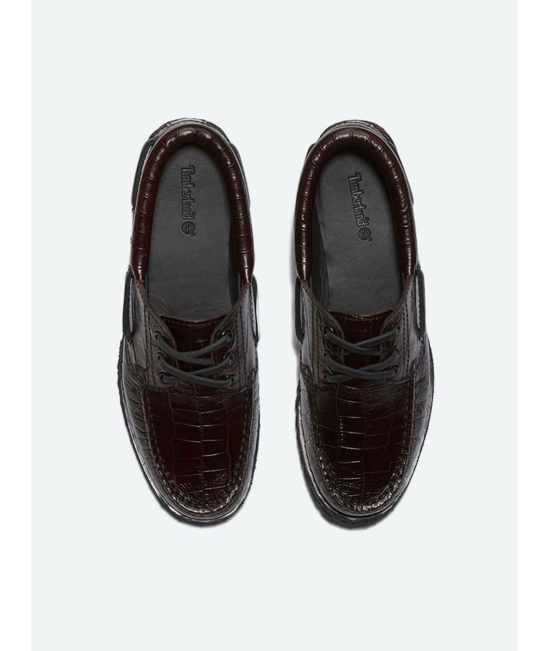 TIMBERLAND Коричневые кожаные ботинки, фото 4