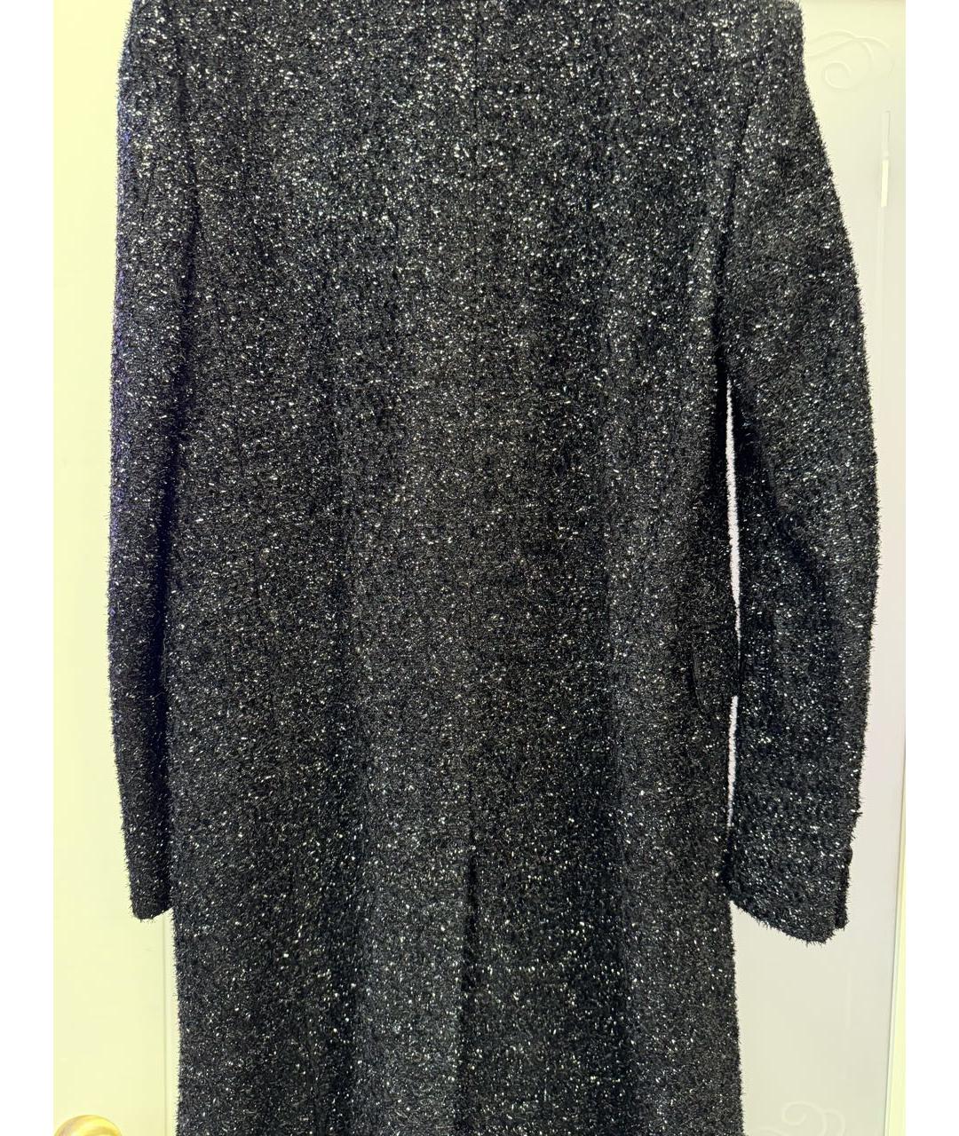 SAINT LAURENT Черное пальто, фото 2