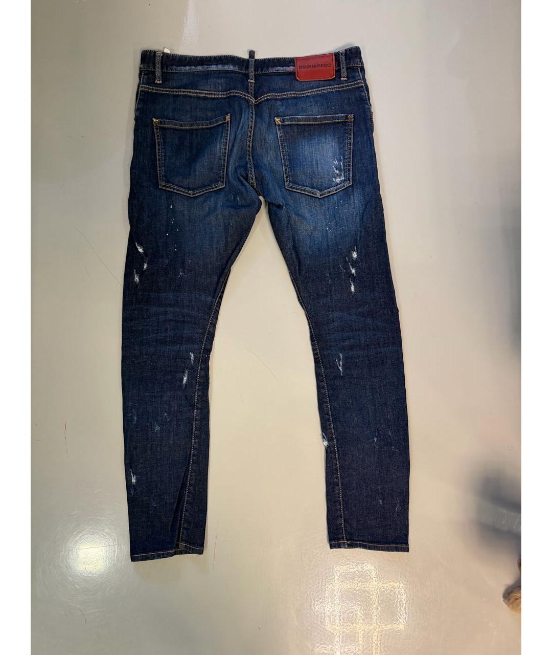 DSQUARED2 Темно-синие джинсы скинни, фото 2