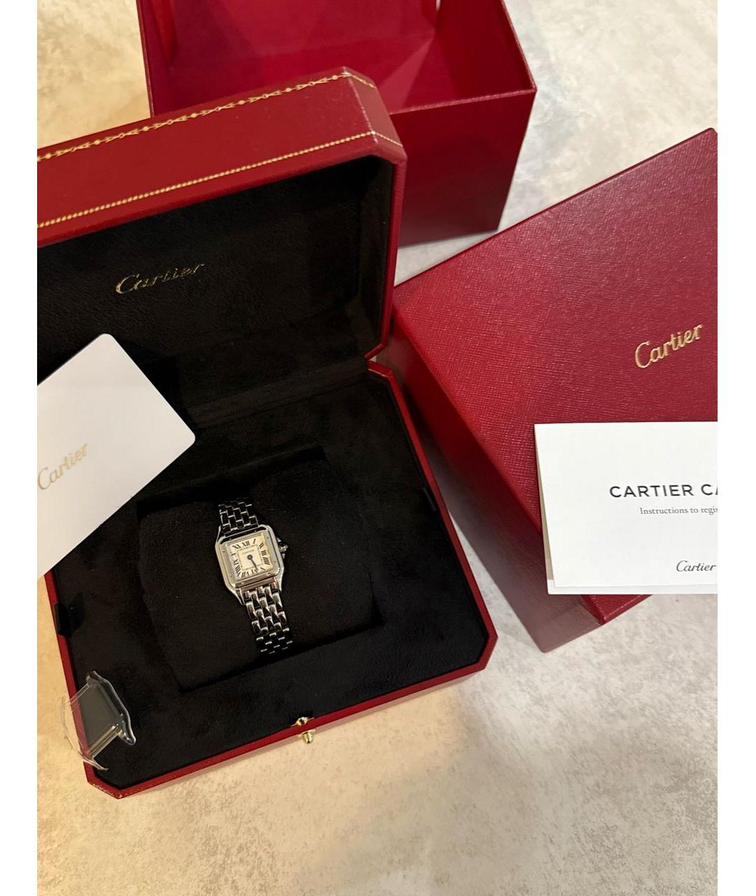 CARTIER Серебряные часы, фото 5