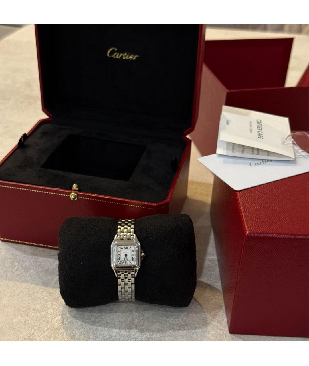 CARTIER Серебряные часы, фото 3