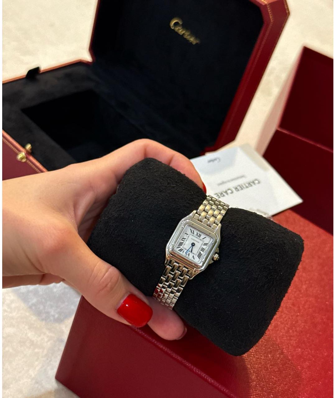 CARTIER Серебряные часы, фото 2