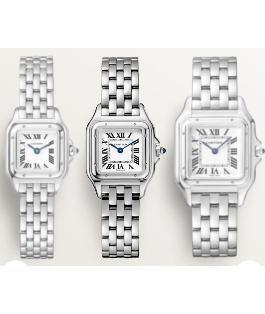 CARTIER Серебряные часы, фото 6