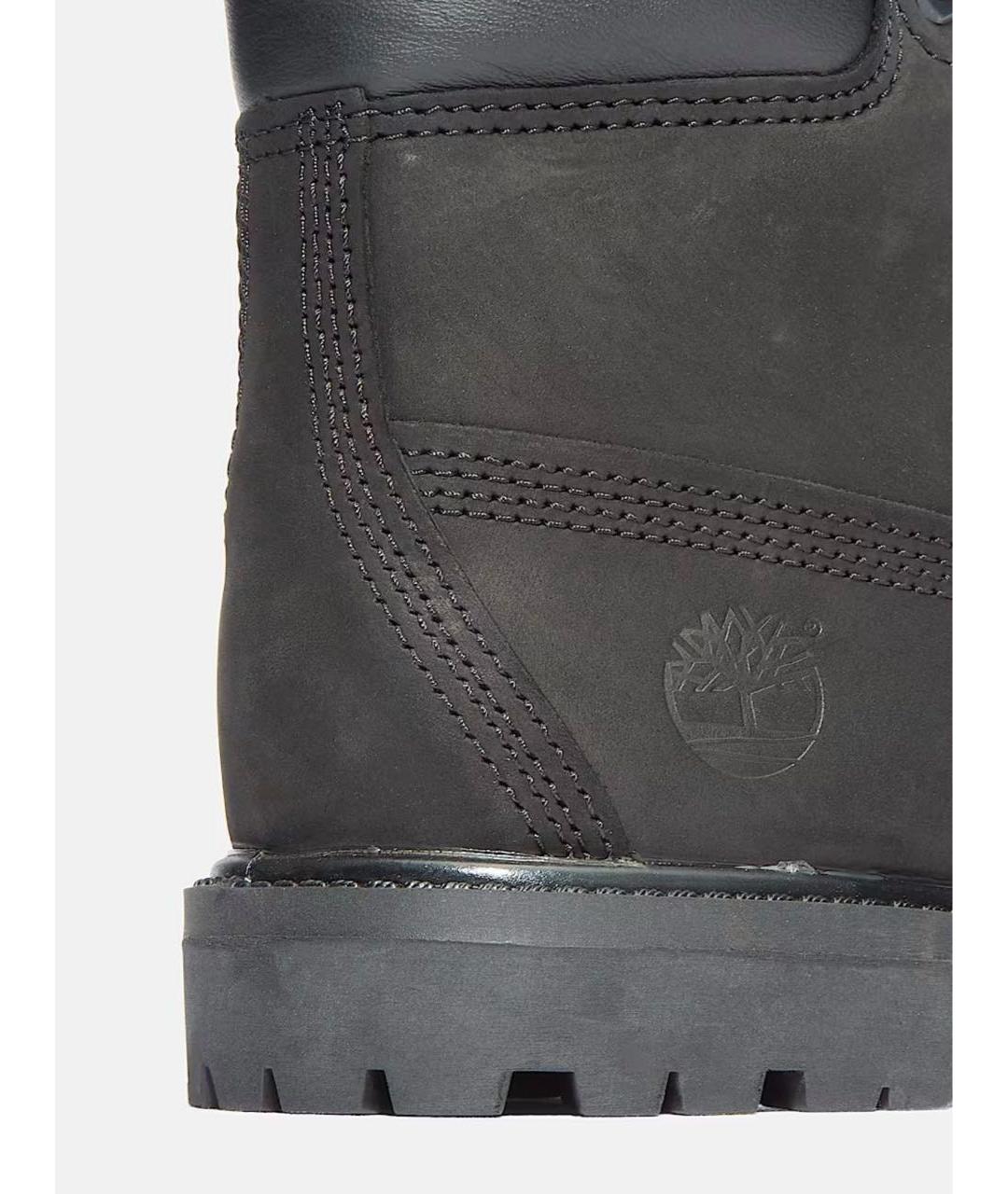 TIMBERLAND Антрацитовые кожаные ботинки, фото 7