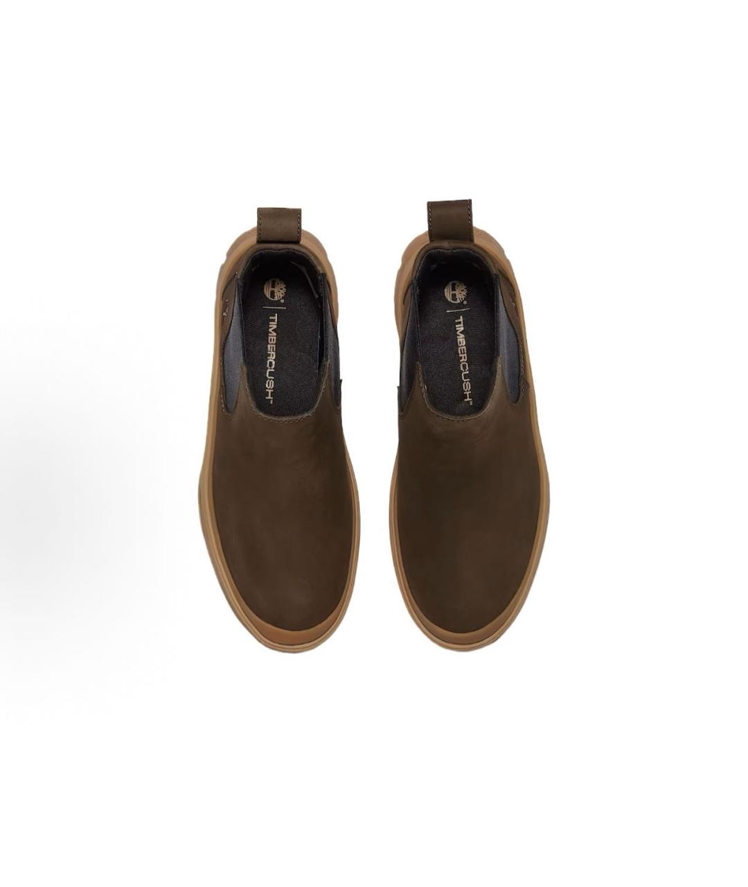 TIMBERLAND Коричневые кожаные ботинки, фото 4