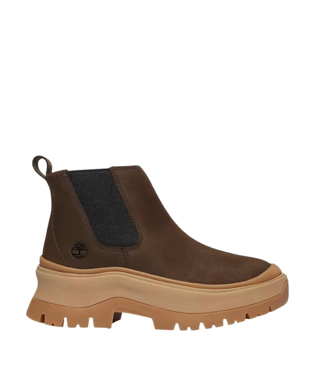 TIMBERLAND Коричневые кожаные ботинки, фото 1