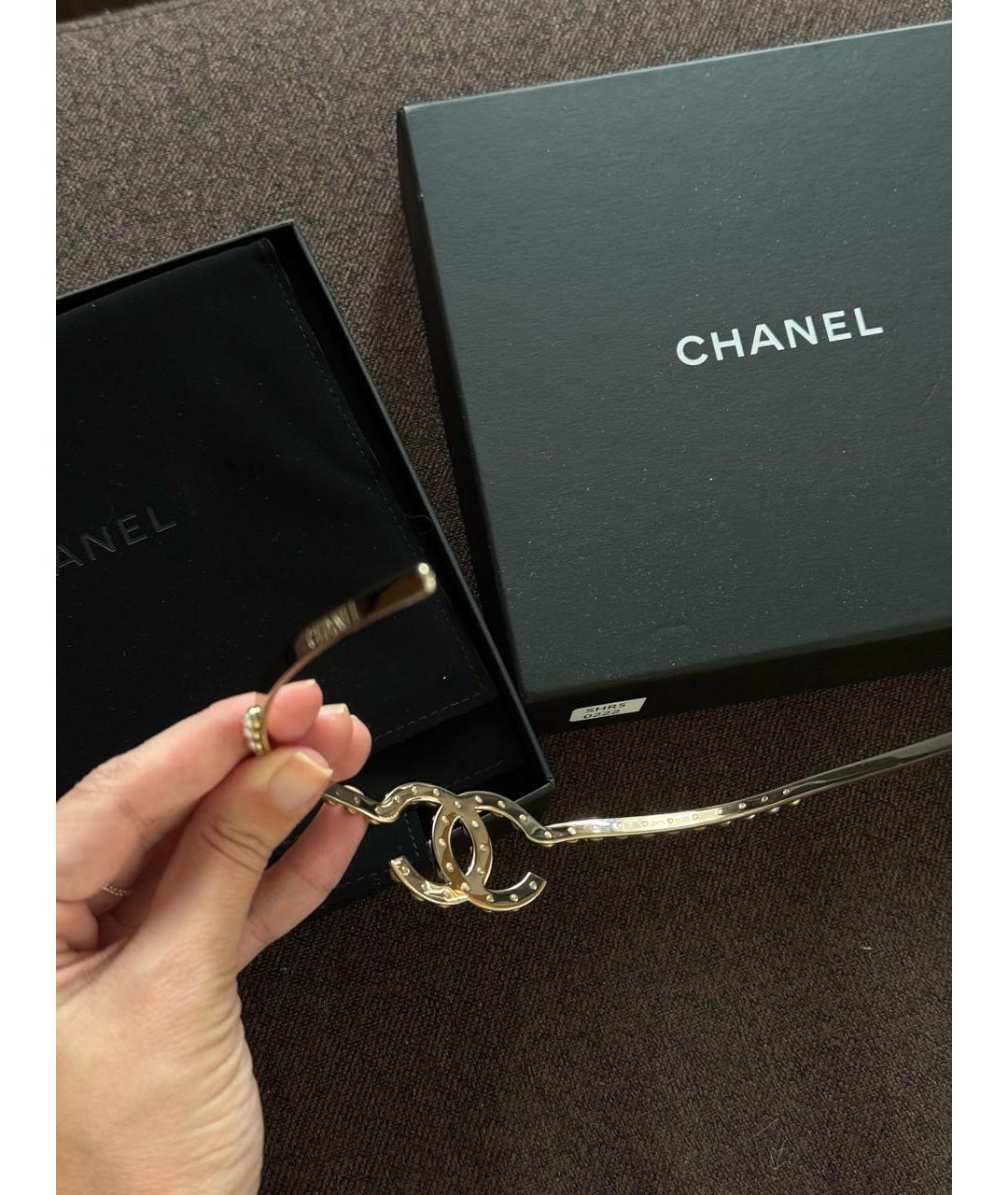 CHANEL Золотой ободок, фото 3