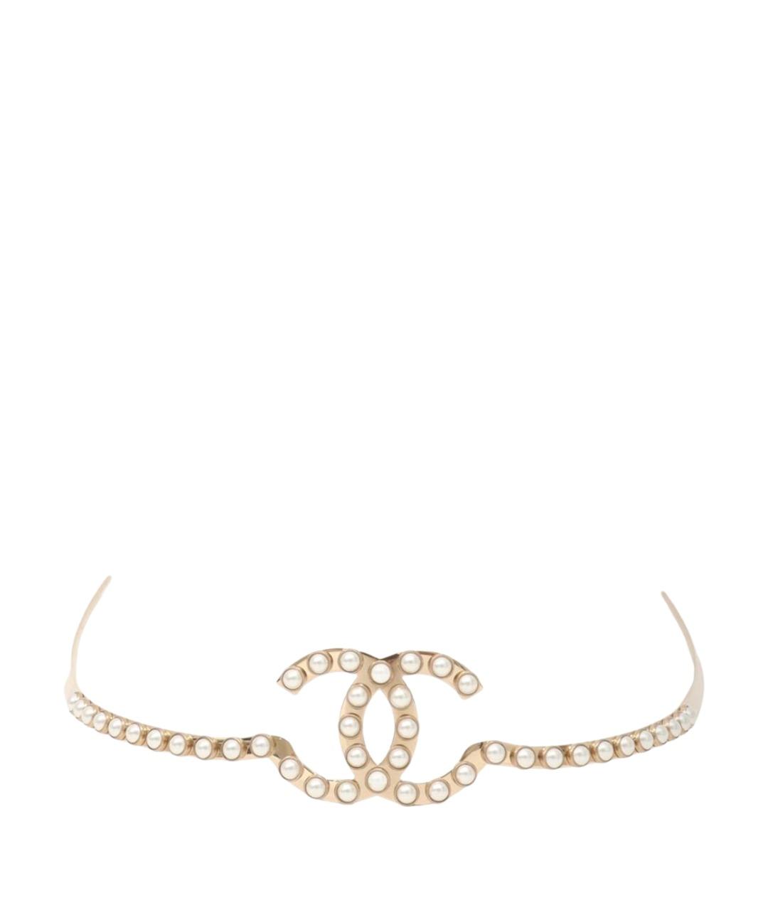 CHANEL Золотой ободок, фото 1