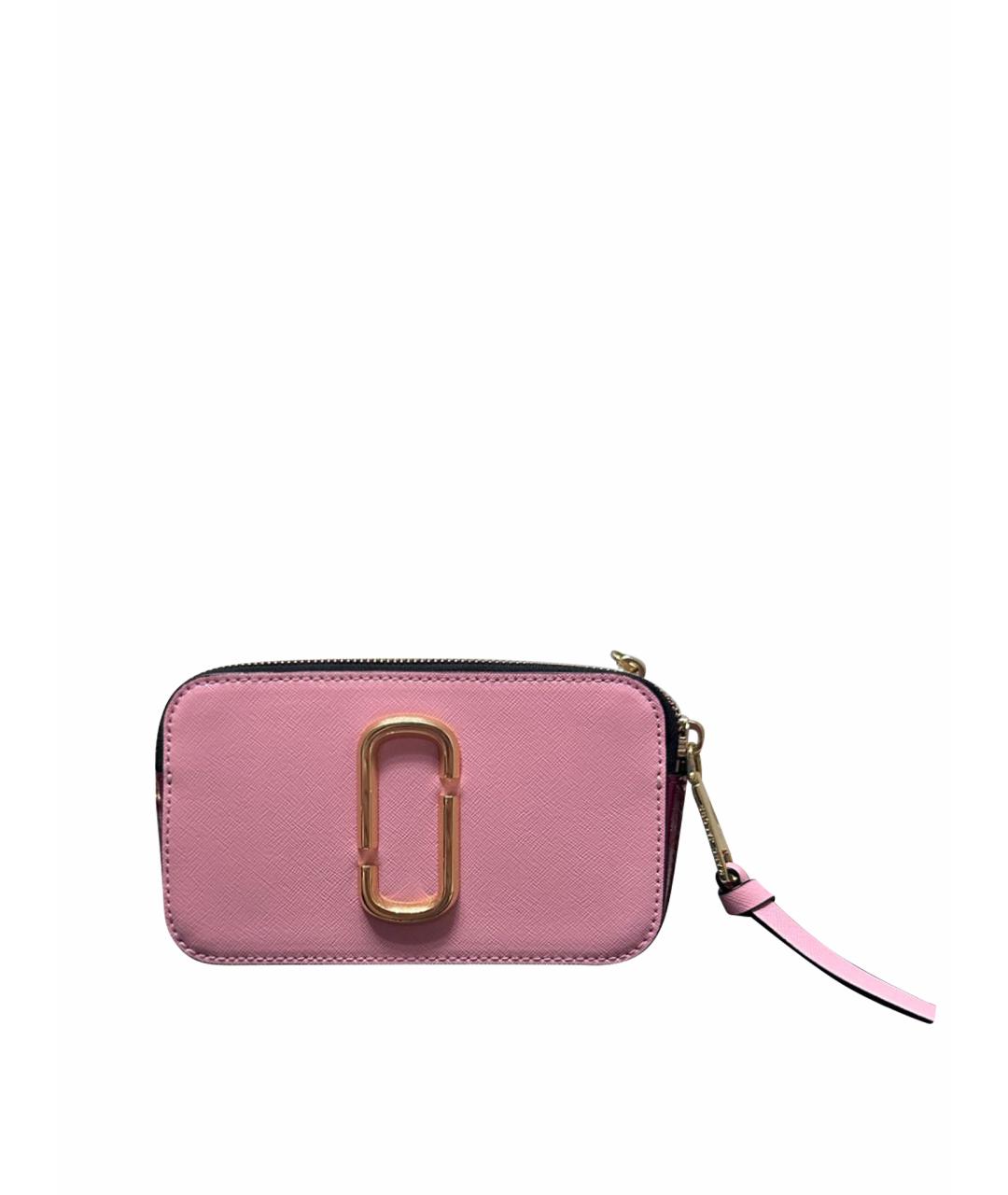 MARC JACOBS Розовая кожаная сумка через плечо, фото 1