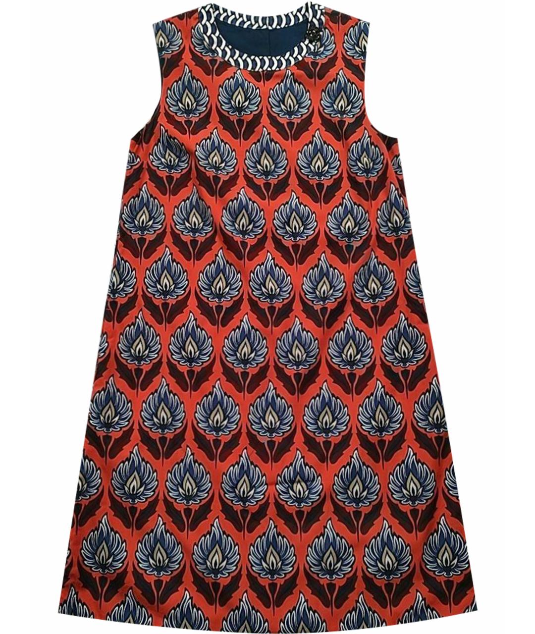 'S MAX MARA Синее хлопковое платье, фото 1