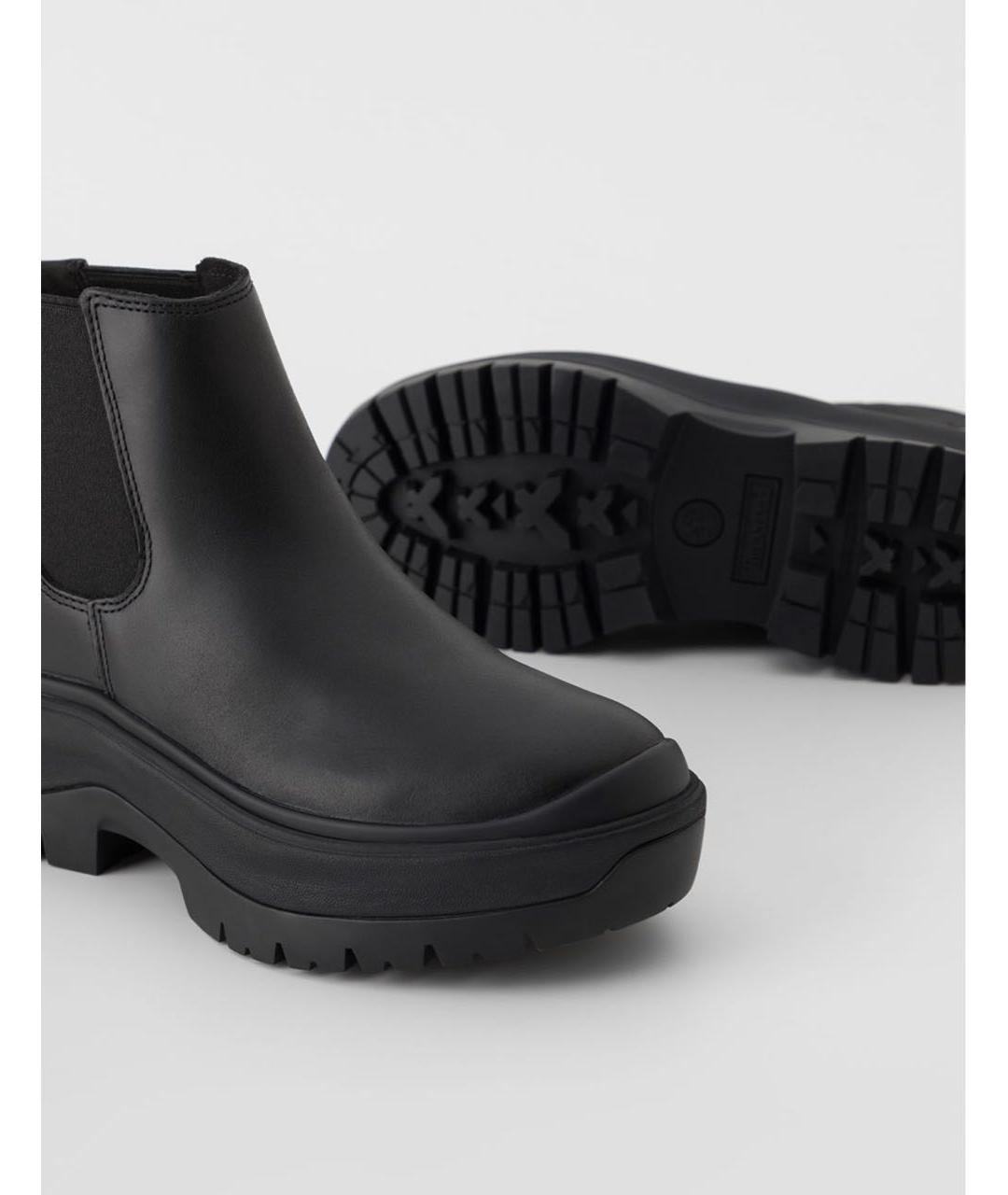 TIMBERLAND Черные кожаные ботинки, фото 4