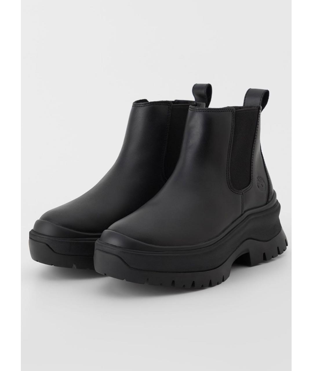 TIMBERLAND Черные кожаные ботинки, фото 2