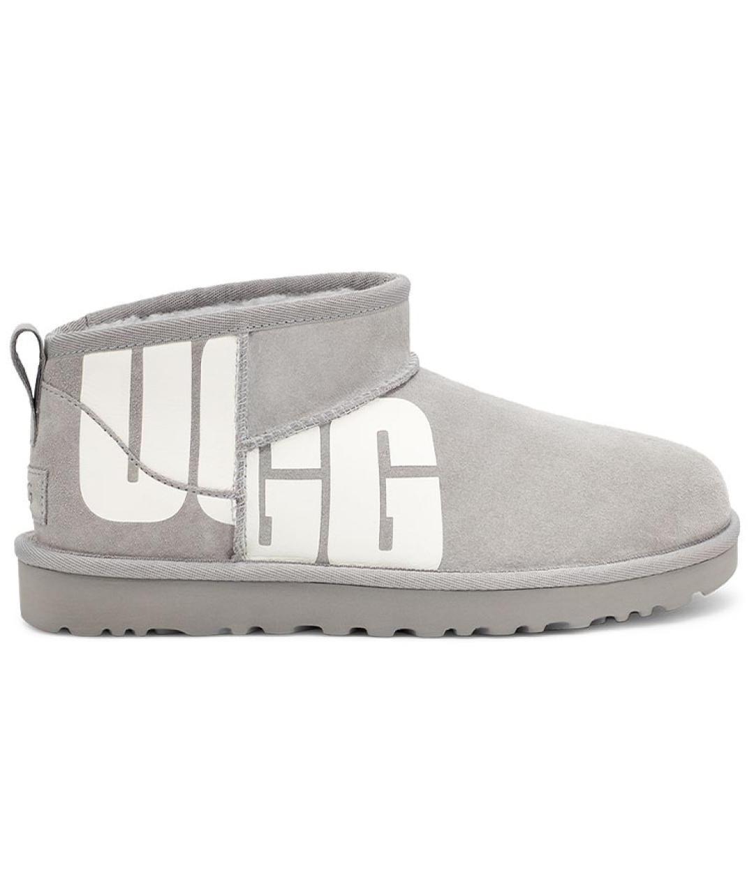 UGG AUSTRALIA Серые замшевые ботинки, фото 1