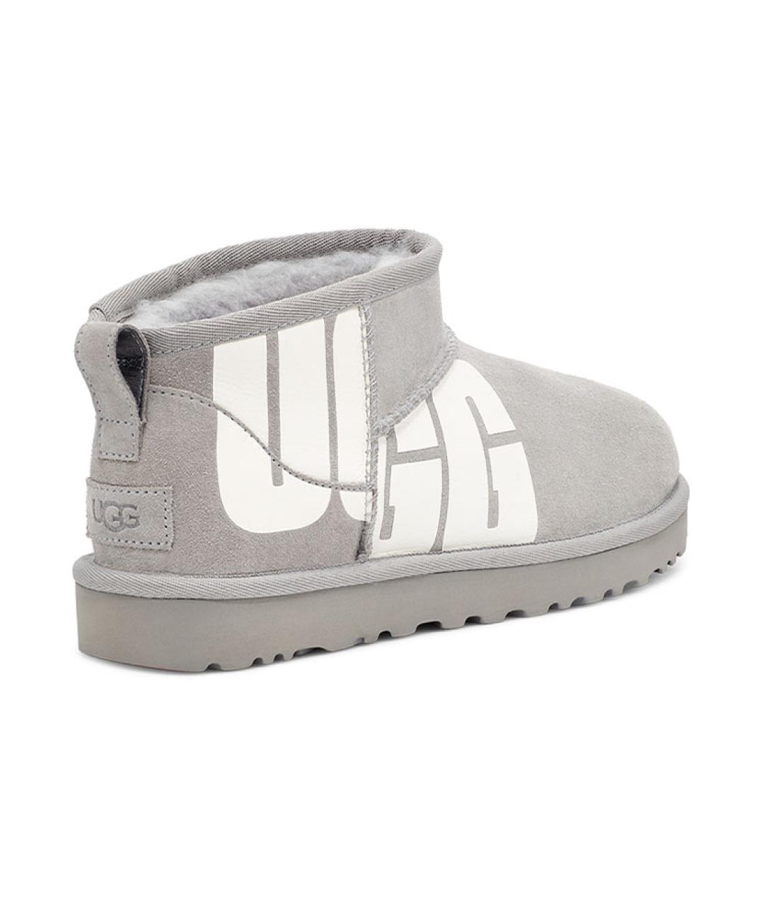 UGG AUSTRALIA Серые замшевые ботинки, фото 4