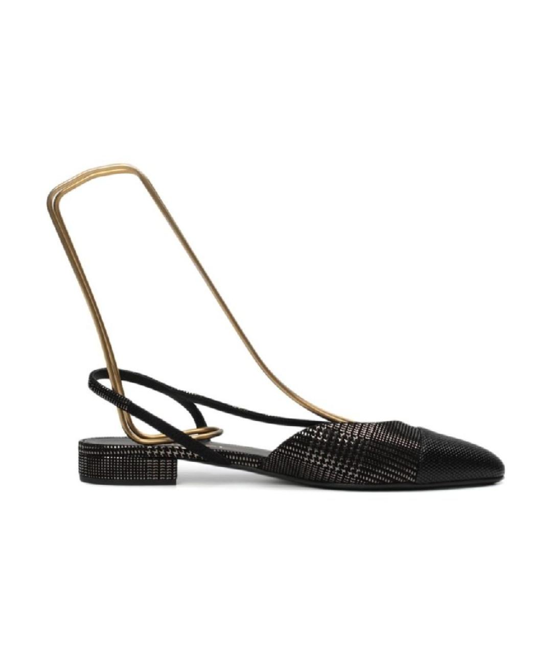 CHANEL Черные туфли, фото 6