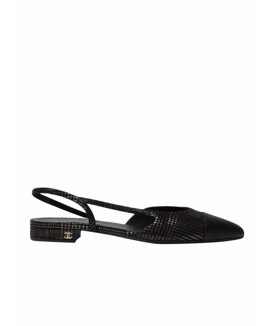 CHANEL Черные туфли, фото 1