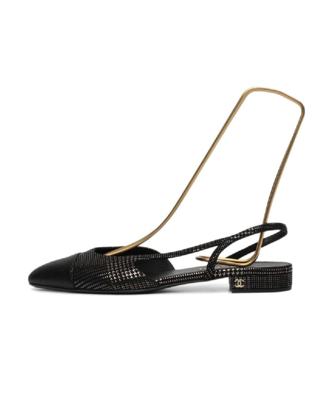 CHANEL Черные туфли, фото 5