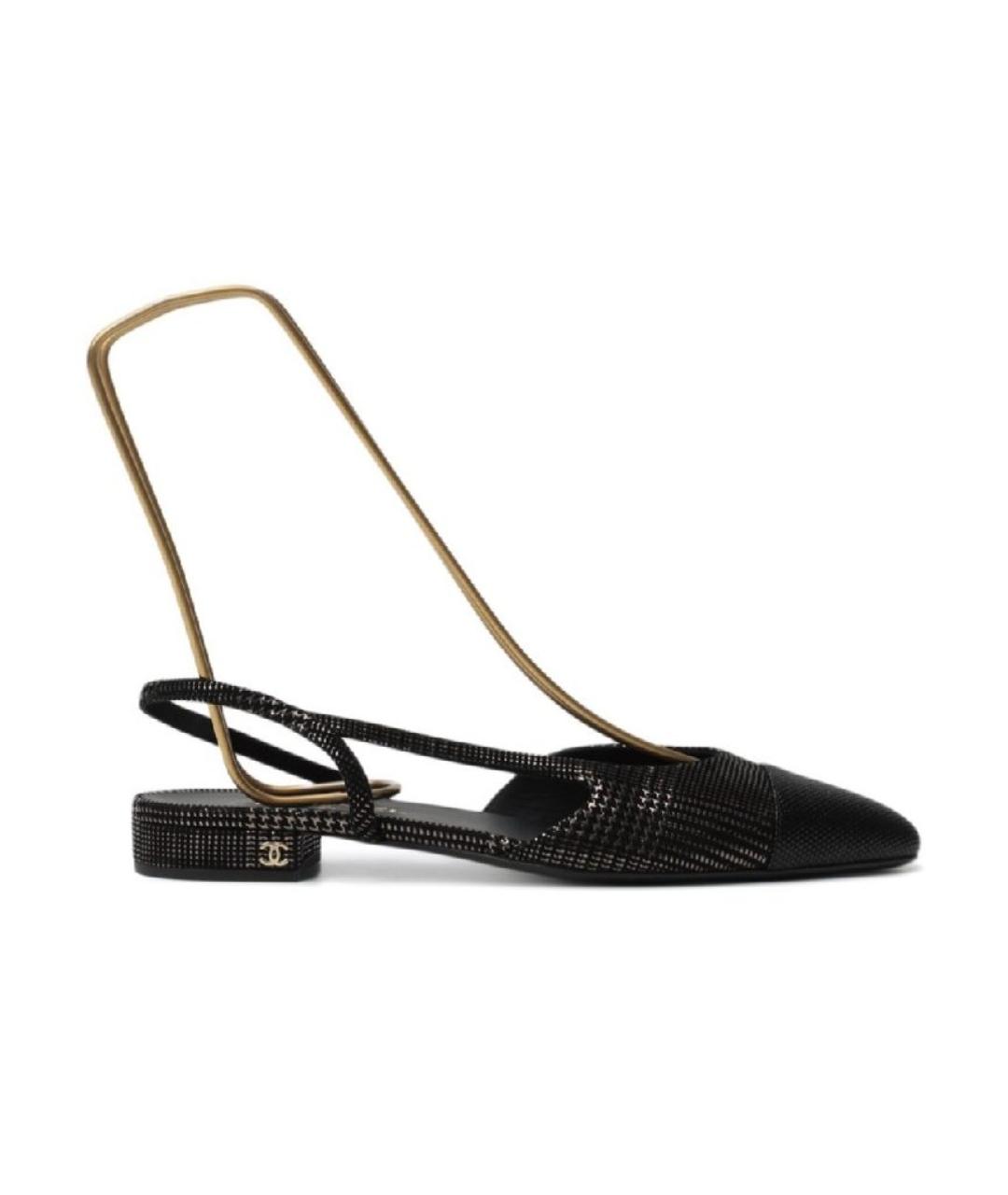 CHANEL Черные туфли, фото 8