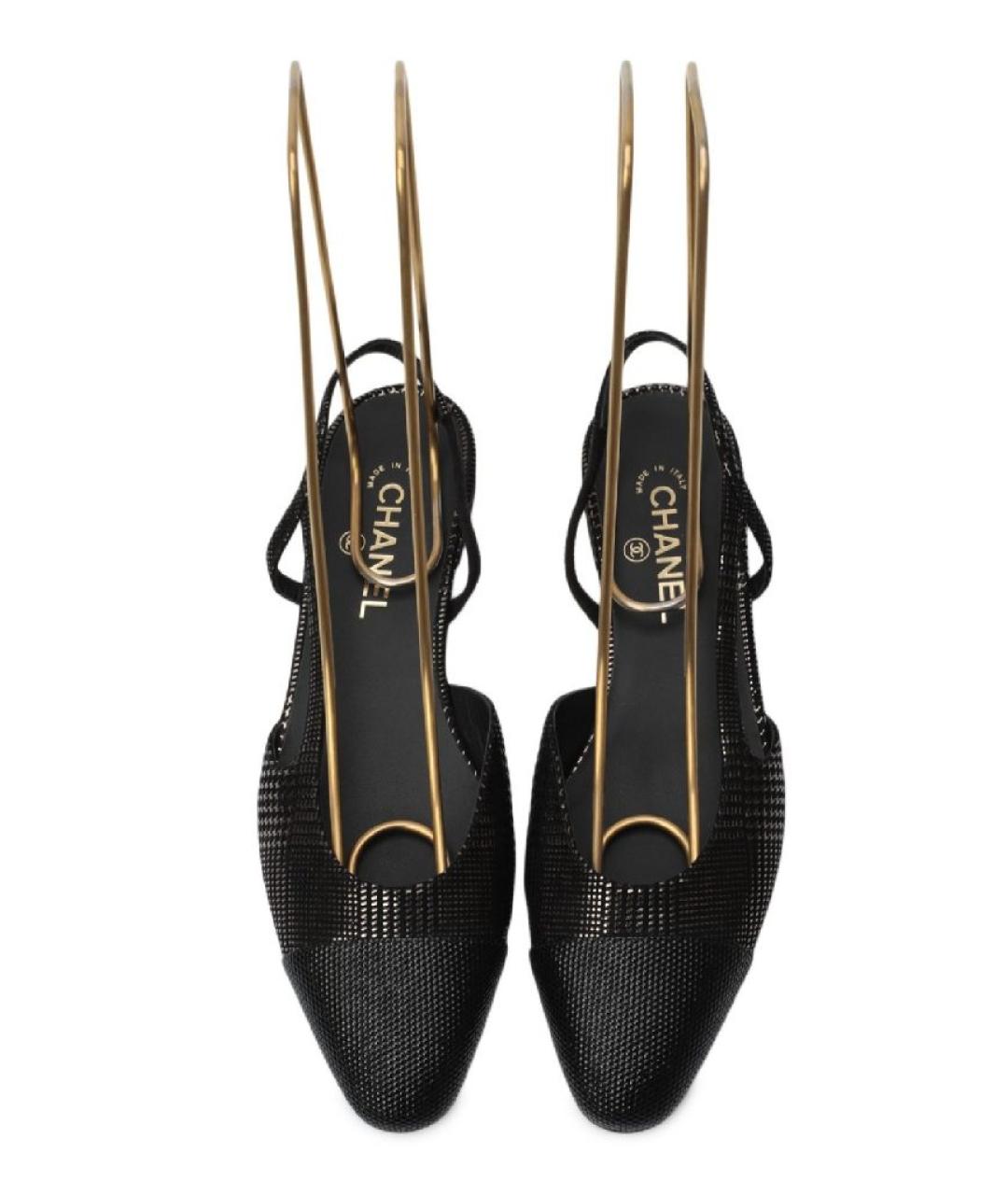 CHANEL Черные туфли, фото 3