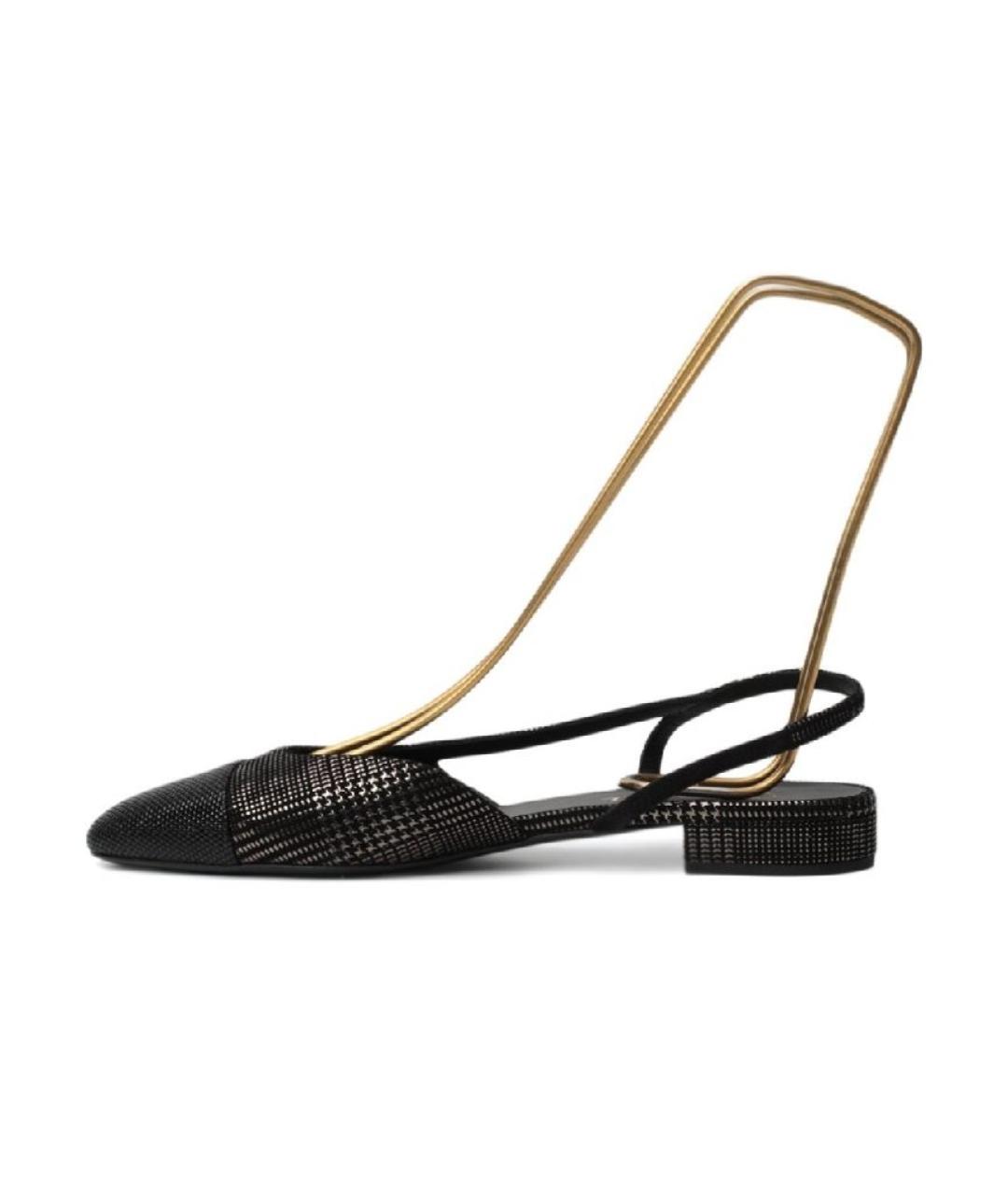 CHANEL Черные туфли, фото 7