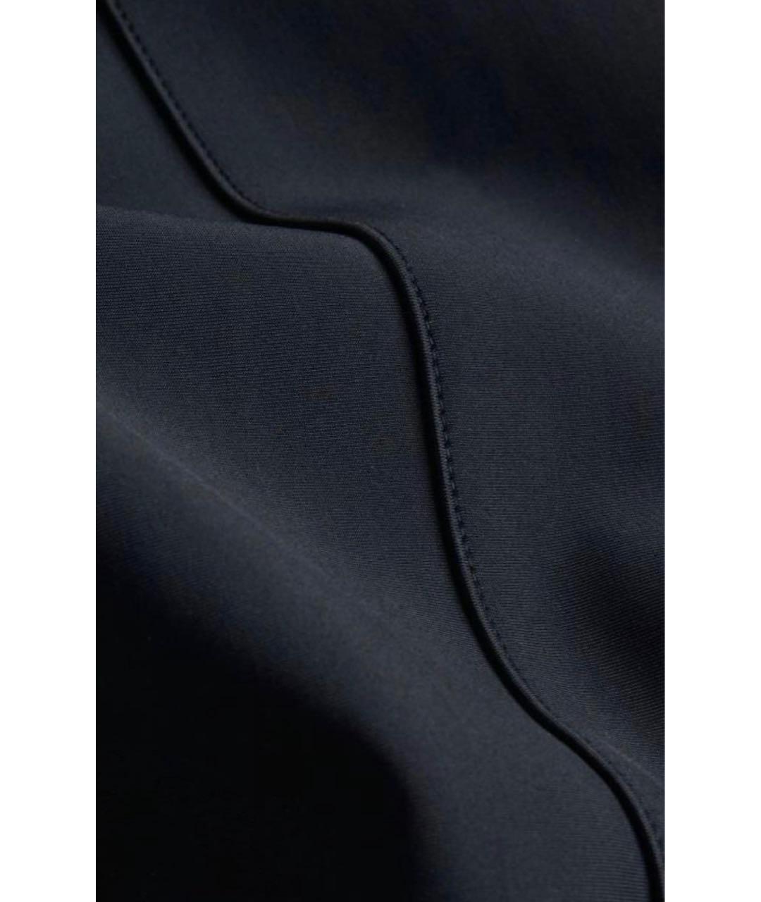 MUGLER Черные полиамидовые брюки узкие, фото 4