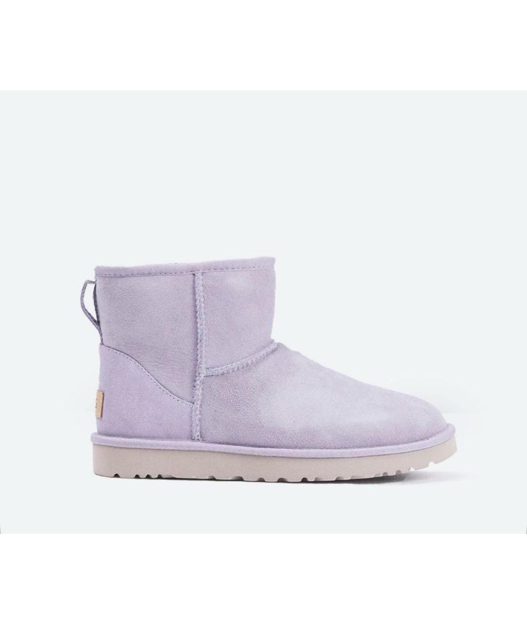 UGG AUSTRALIA Розовые кожаные ботинки, фото 3