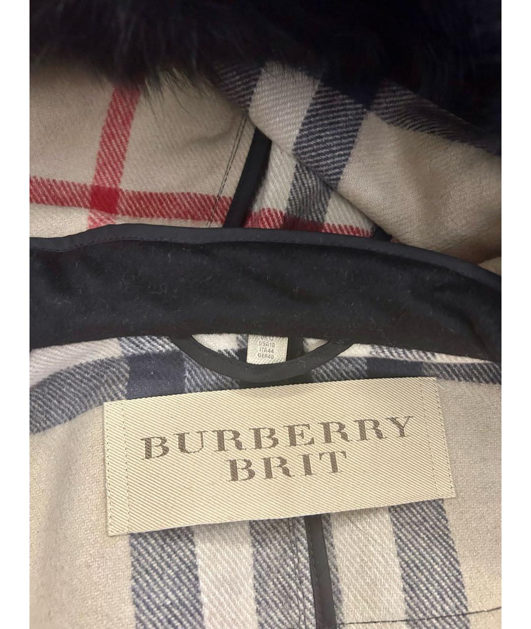 BURBERRY Черная шерстяная куртка, фото 3
