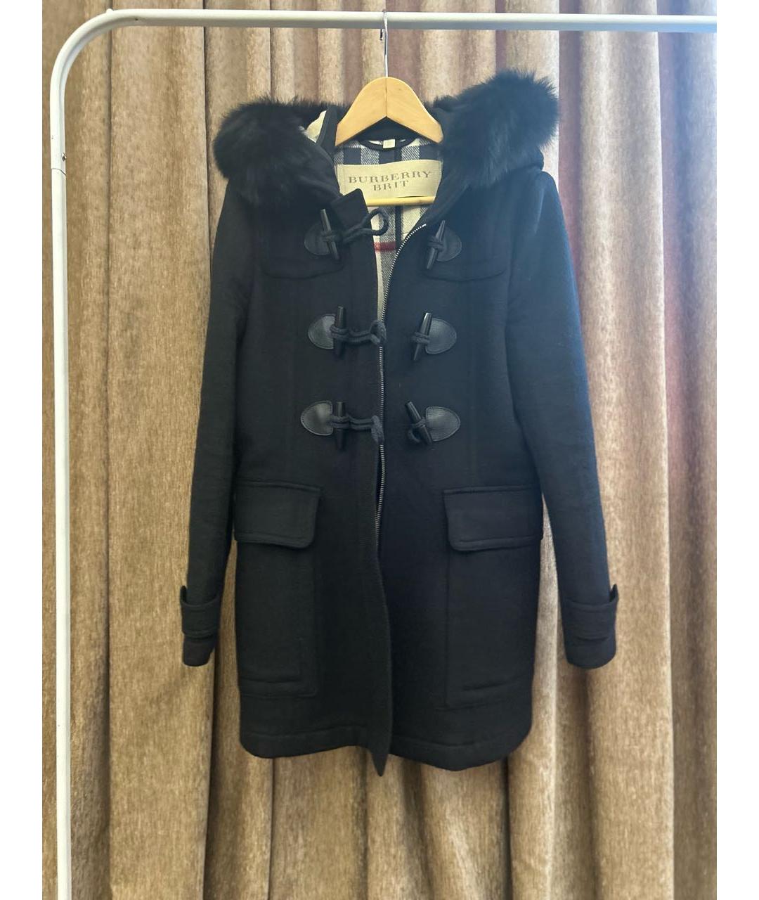 BURBERRY Черная шерстяная куртка, фото 9