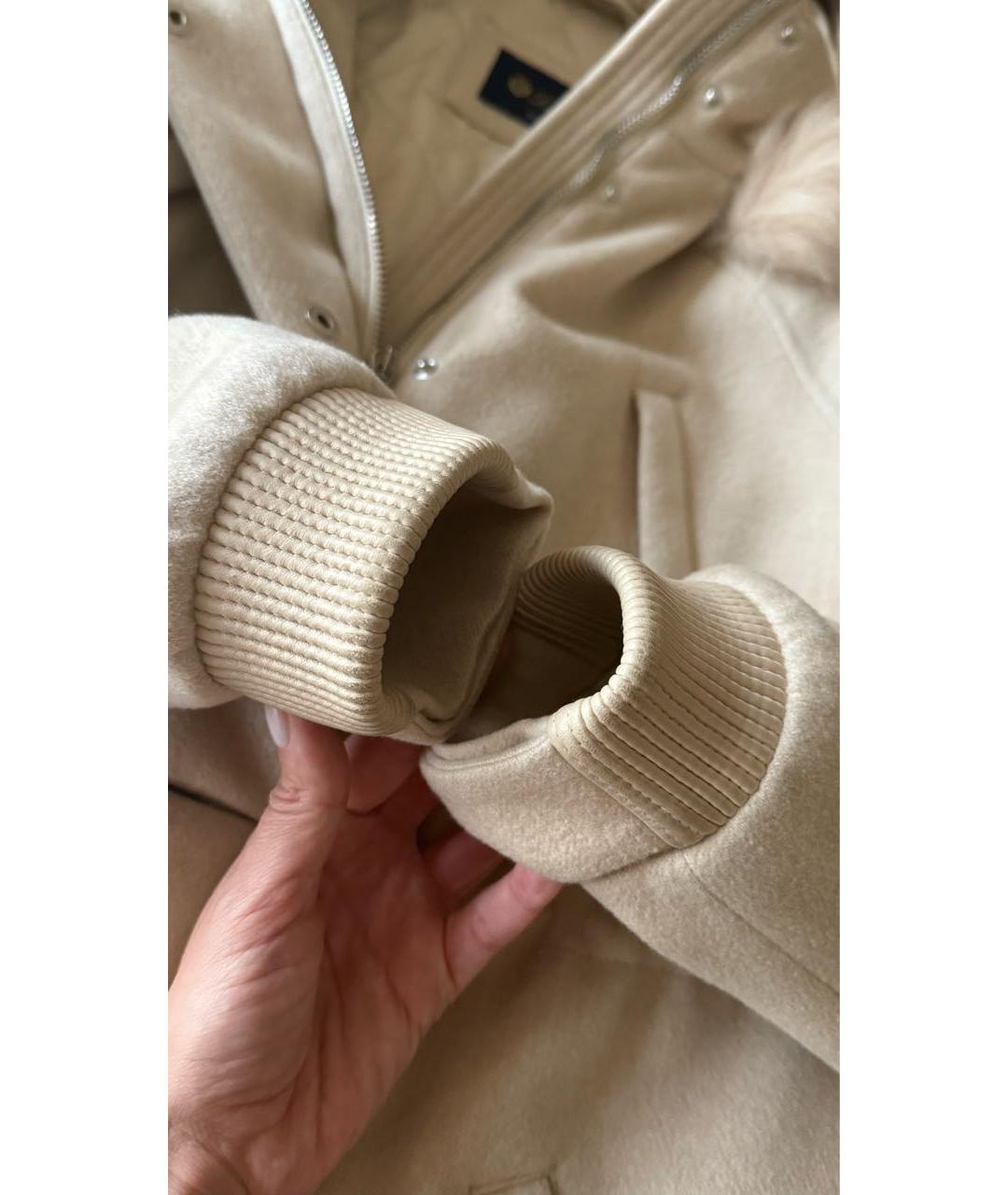 LORO PIANA Бежевая кашемировая парка, фото 8