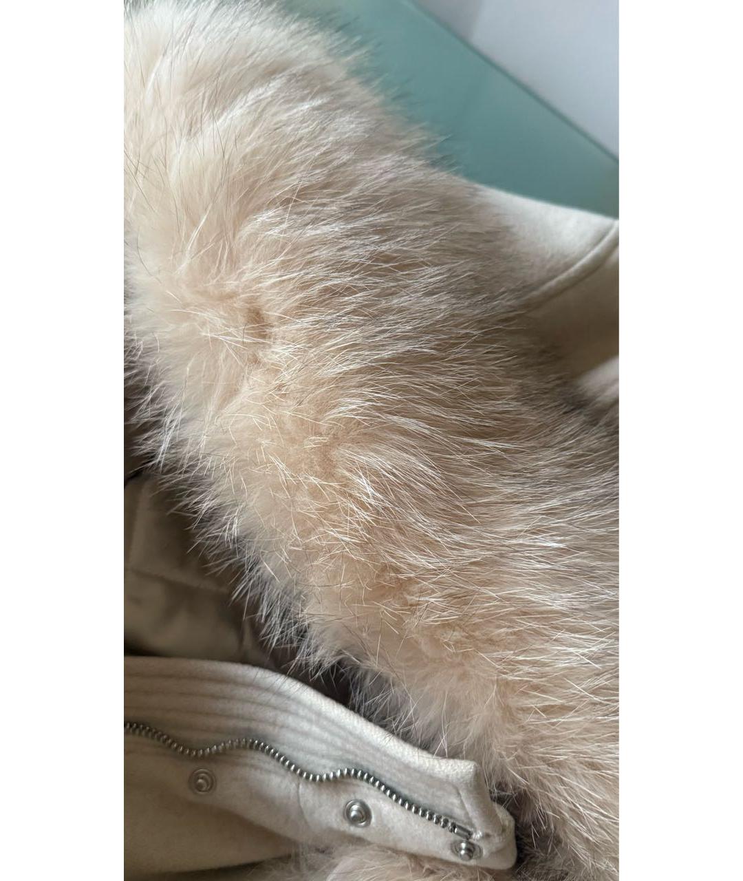 LORO PIANA Бежевая кашемировая парка, фото 7