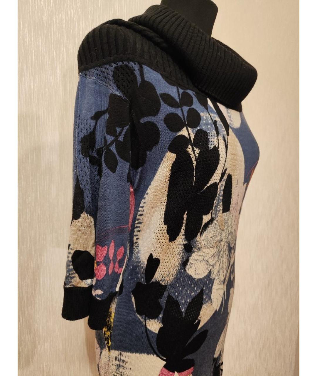 ICEBERG Мульти шерстяное повседневное платье, фото 9