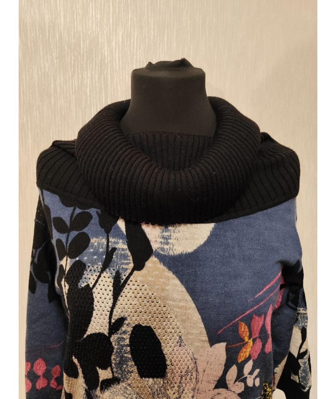 ICEBERG Мульти шерстяное повседневное платье, фото 6