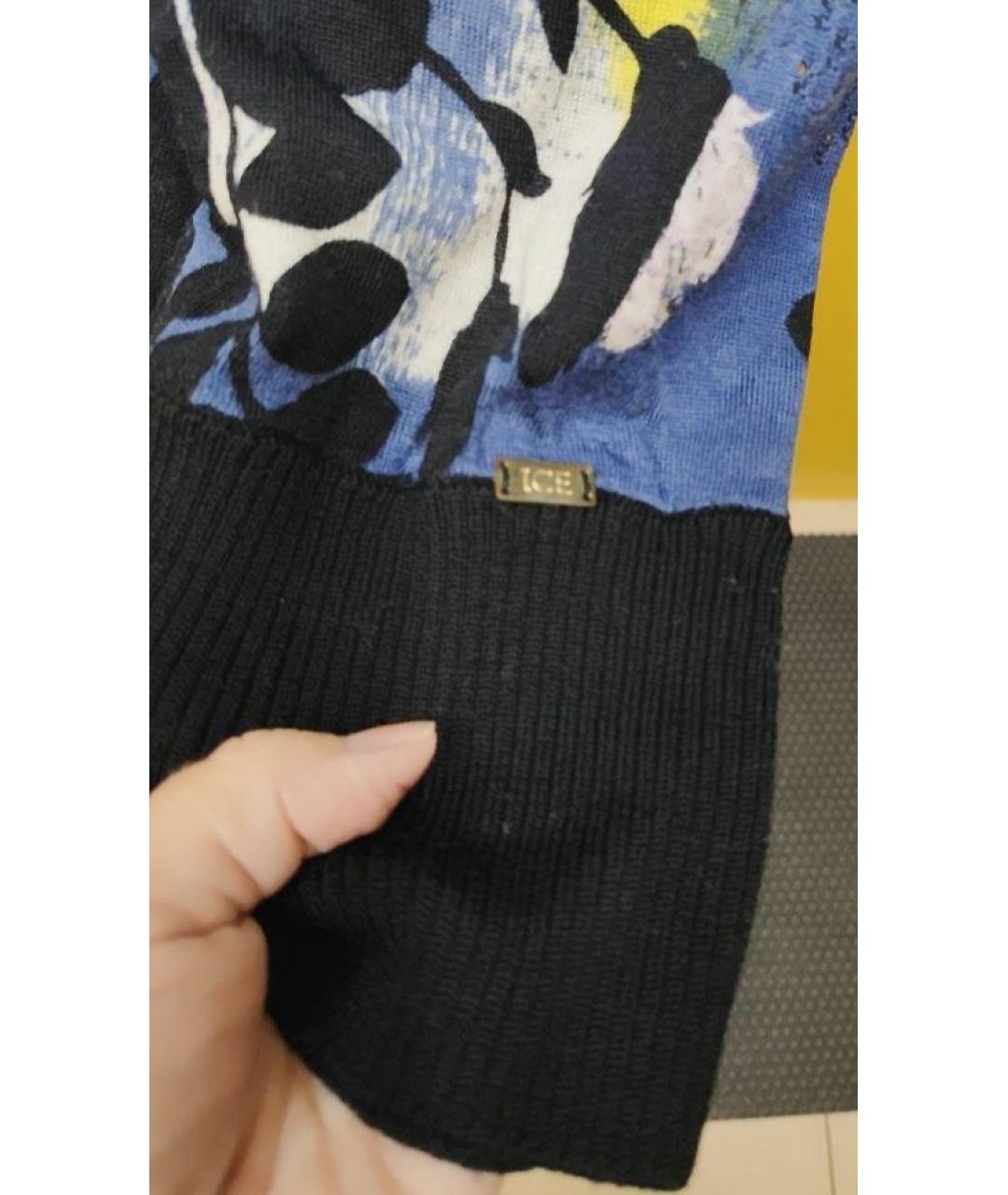 ICEBERG Мульти шерстяное повседневное платье, фото 5