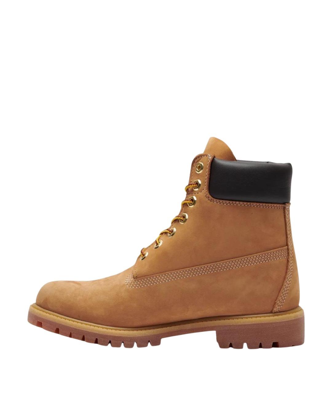 TIMBERLAND Горчичные нубуковые высокие ботинки, фото 6