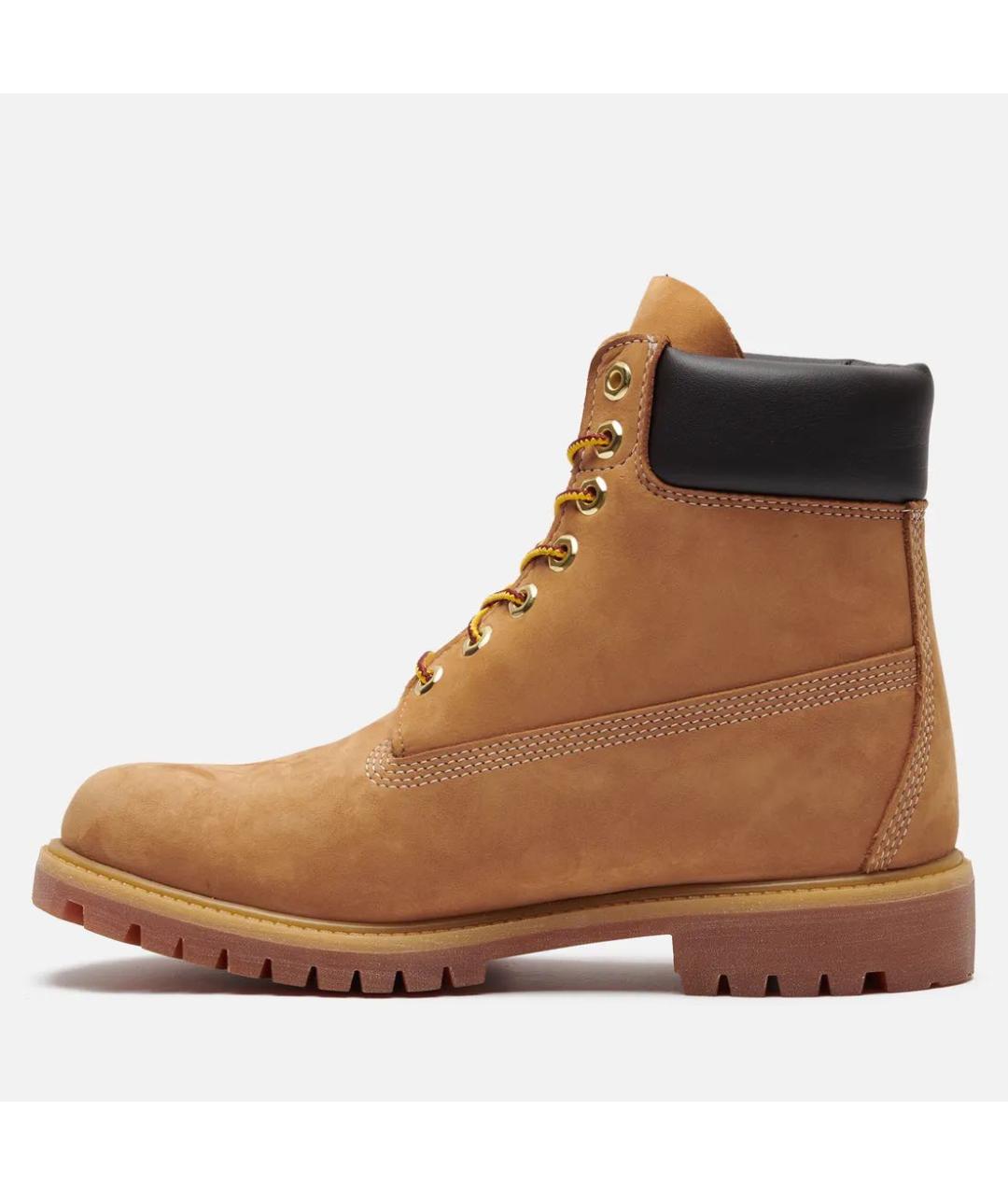 TIMBERLAND Горчичные нубуковые высокие ботинки, фото 5
