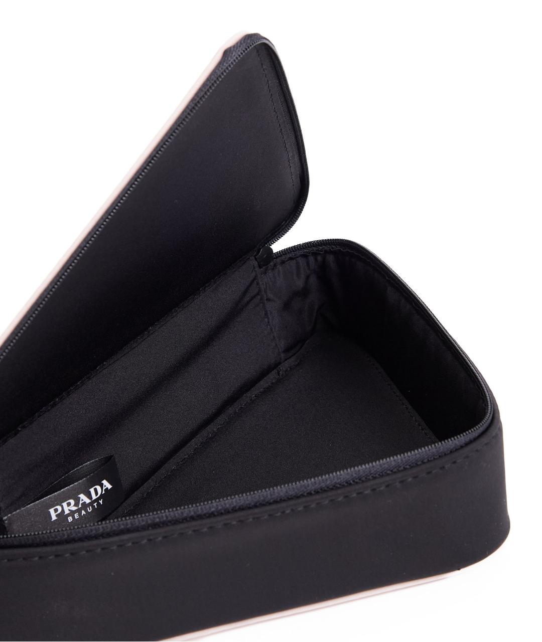 PRADA Розовая тканевая косметичка, фото 4