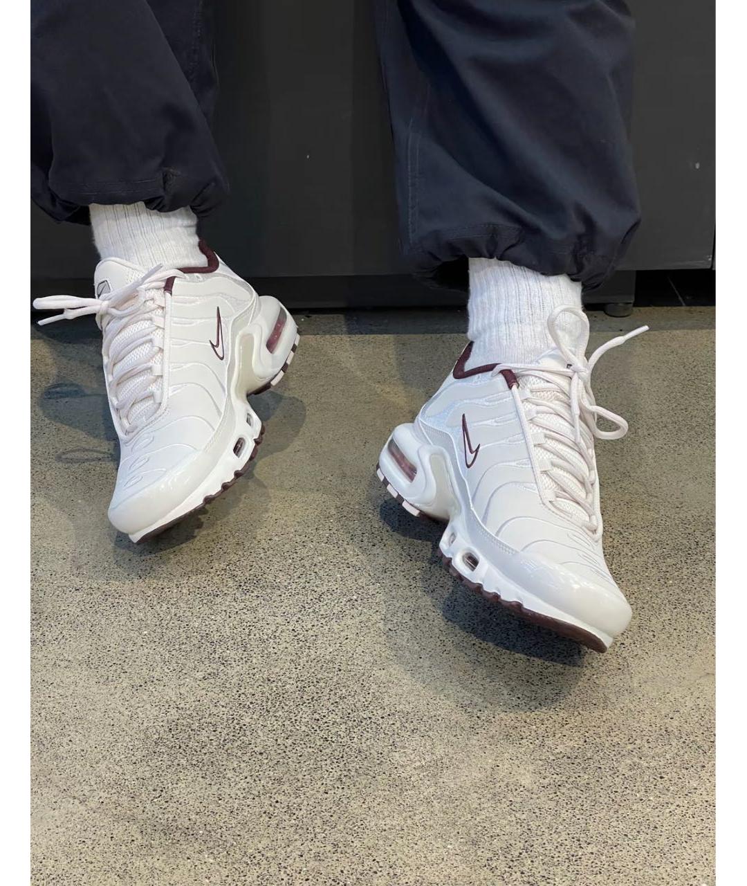 NIKE Белые кожаные низкие кроссовки / кеды, фото 8