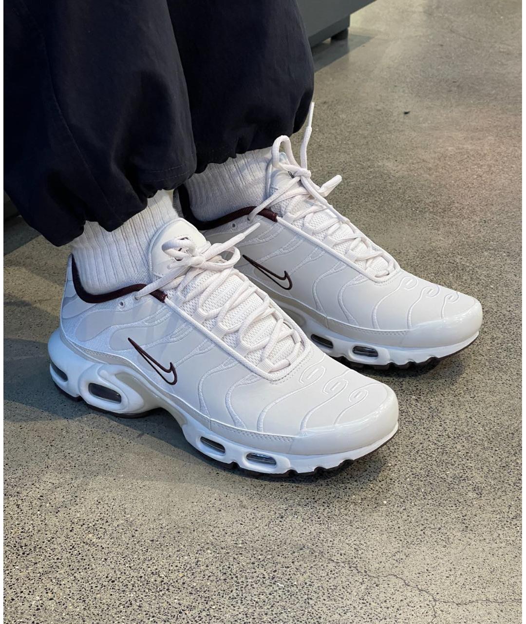 NIKE Белые кожаные низкие кроссовки / кеды, фото 7