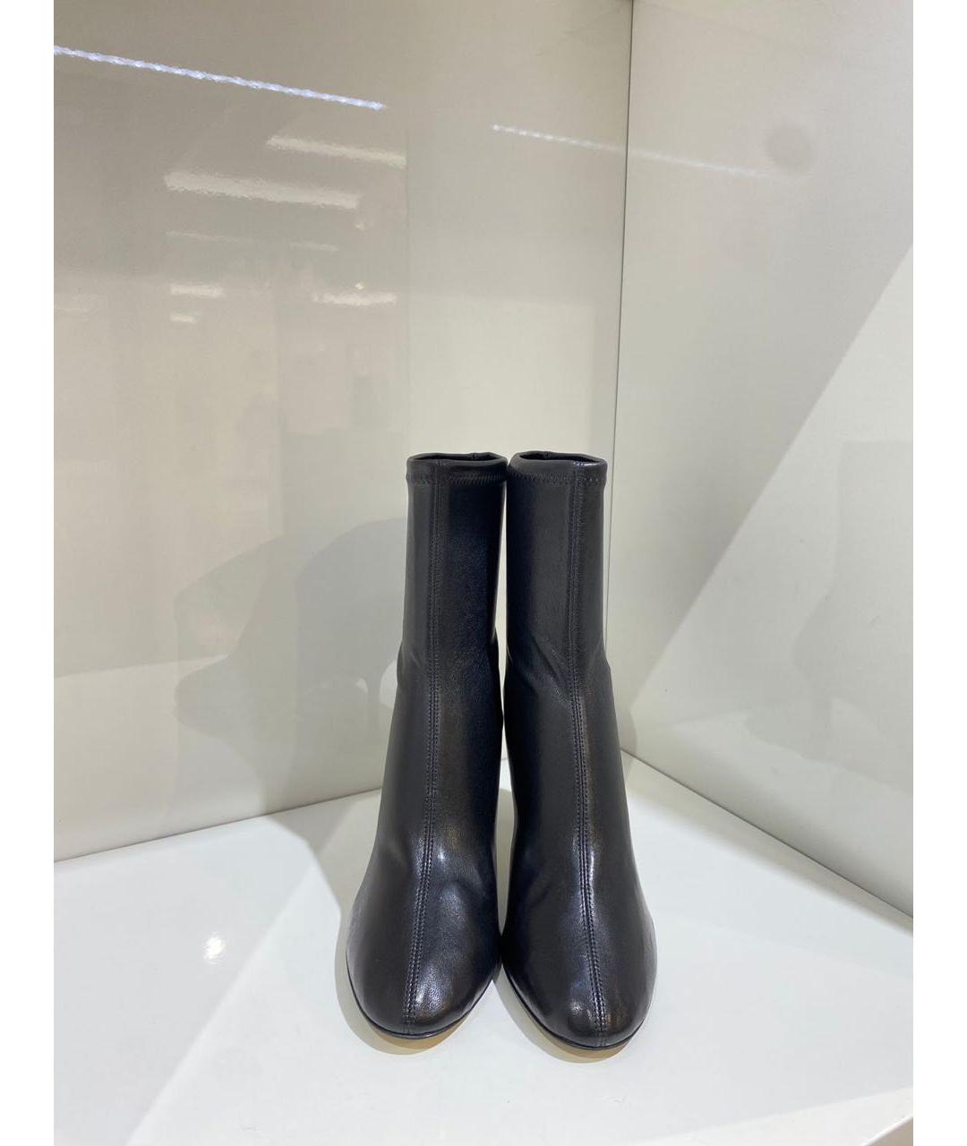 ALEVI Черные кожаные сапоги, фото 4