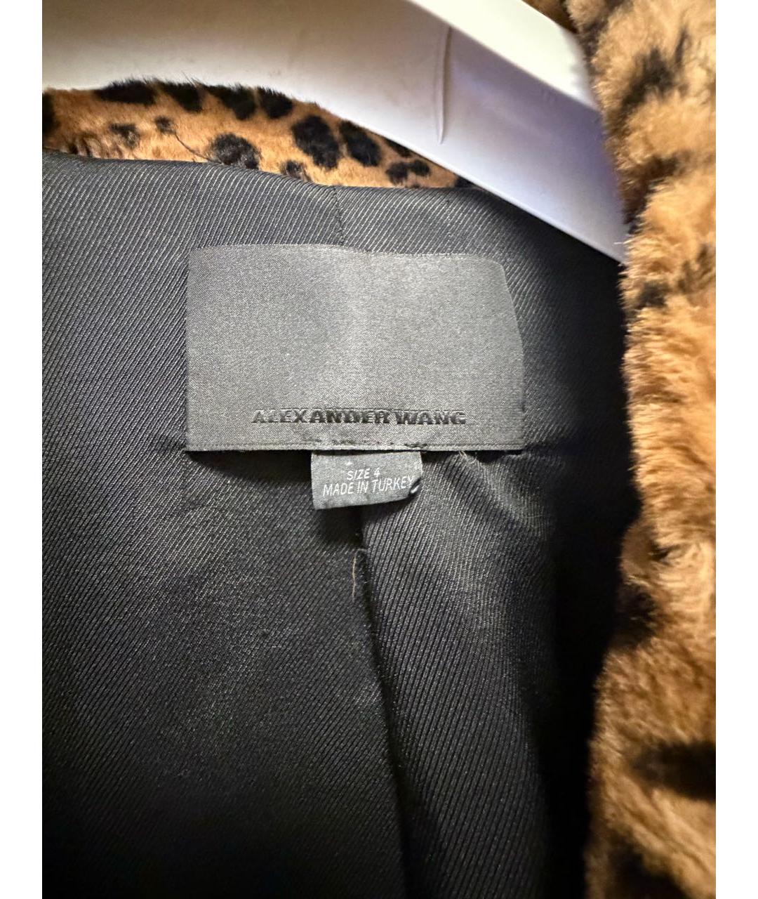 ALEXANDER WANG Коричневое пальто, фото 3