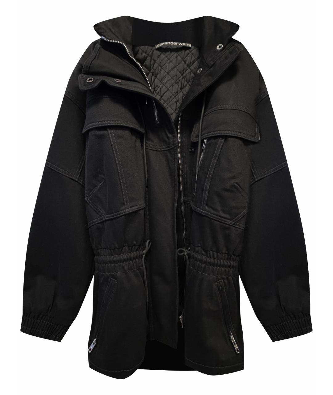 ALEXANDER WANG Черная деним парка, фото 1