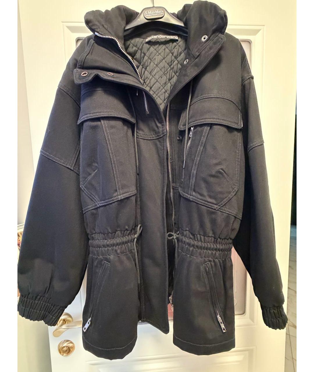 ALEXANDER WANG Черная деним парка, фото 5
