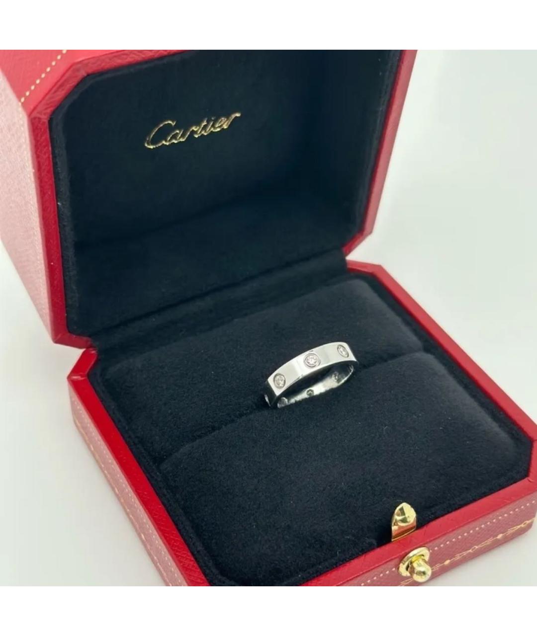CARTIER Серебряное кольцо из белого золота, фото 2