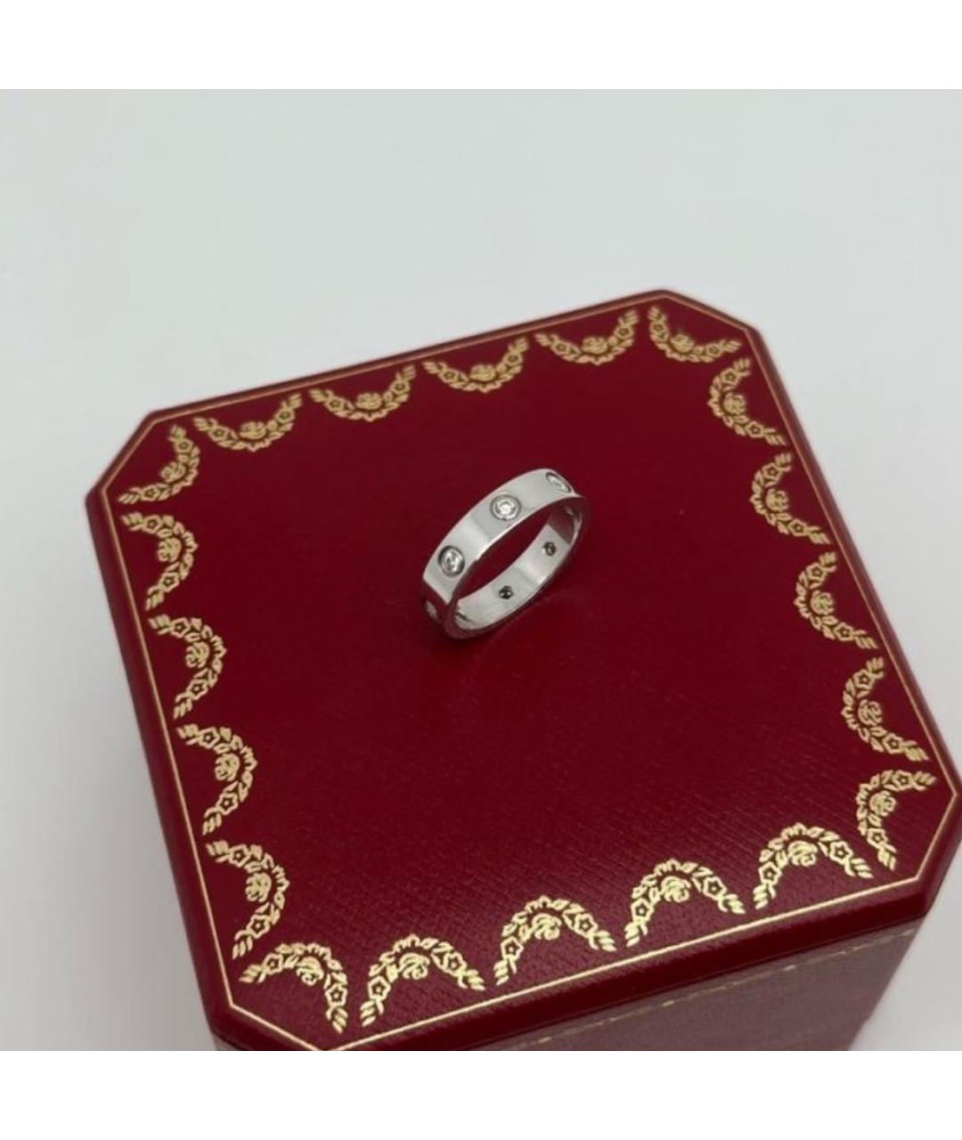 CARTIER Серебряное кольцо из белого золота, фото 4